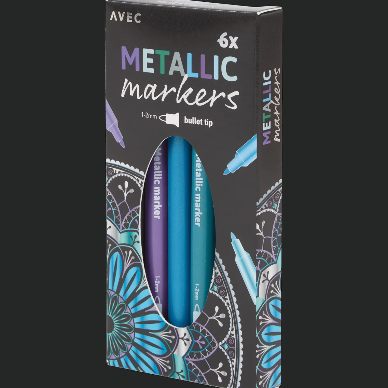 Avec metallic markers