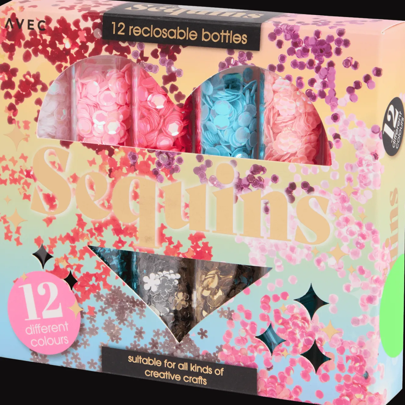 Avec pailleten knutselset