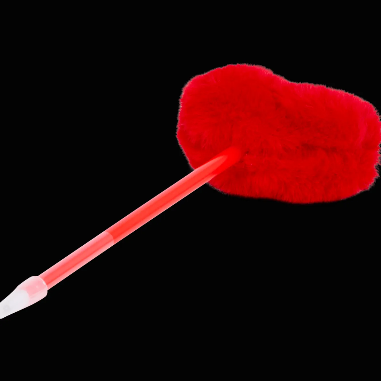 Balpen met fluffy hartje