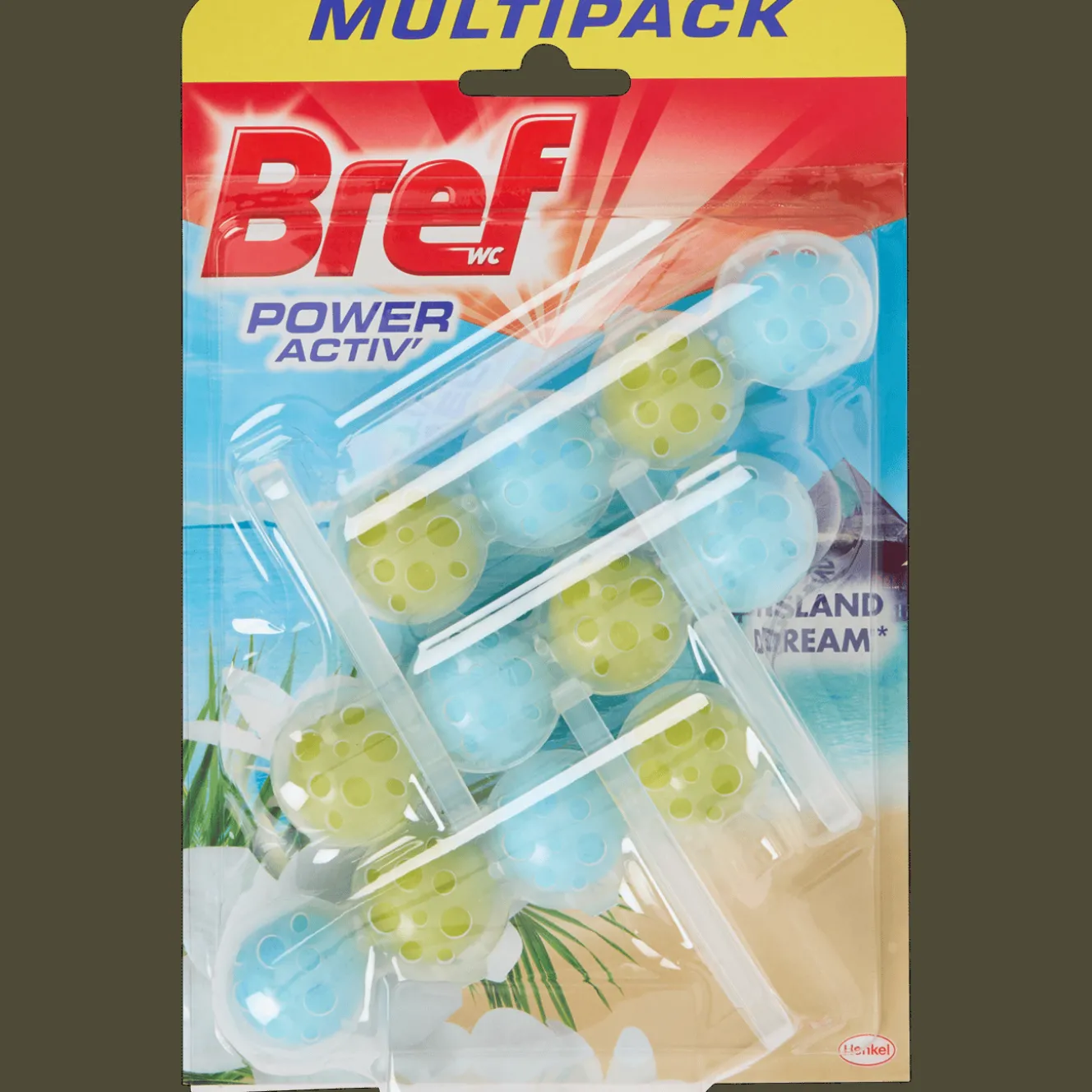 Bref Power Activ' toiletblokken Island Dream