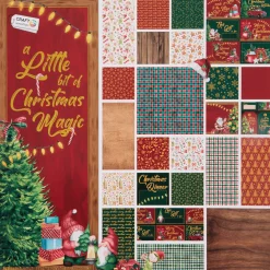 Craft Sensations kerst-papierblok