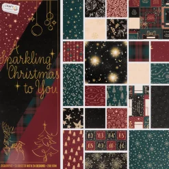 Craft Sensations kerst-papierblok