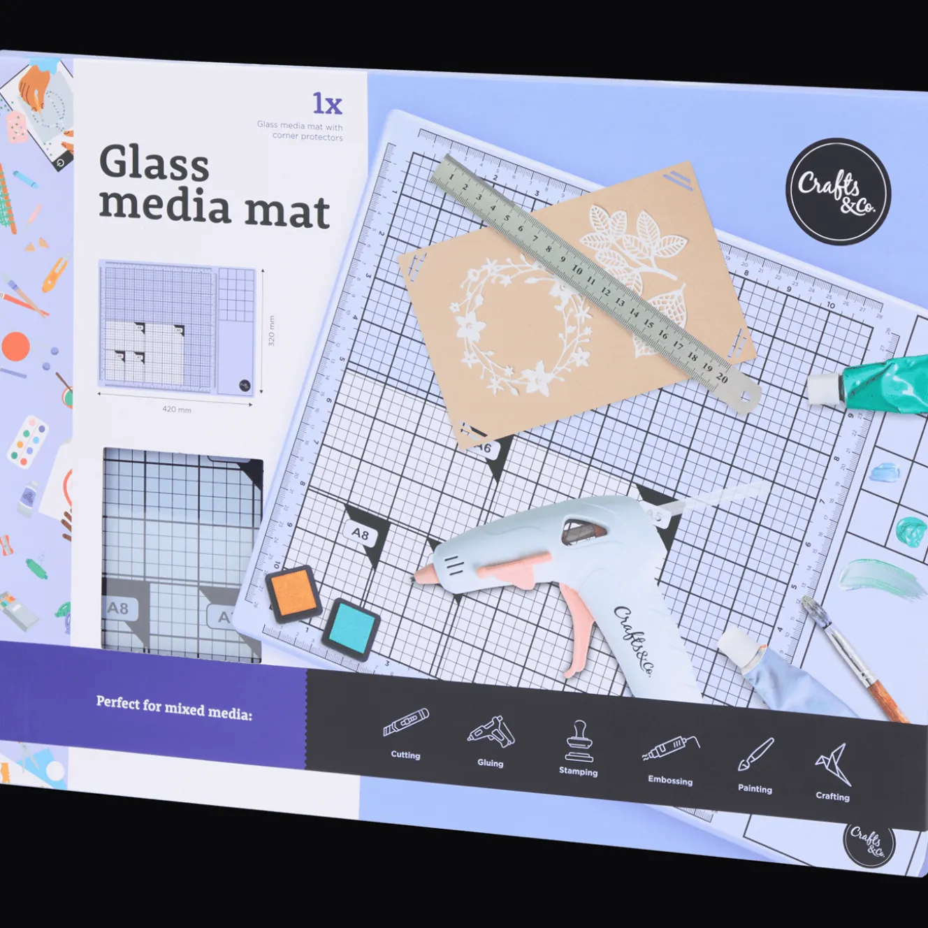 Crafts & Co glazen snijmat