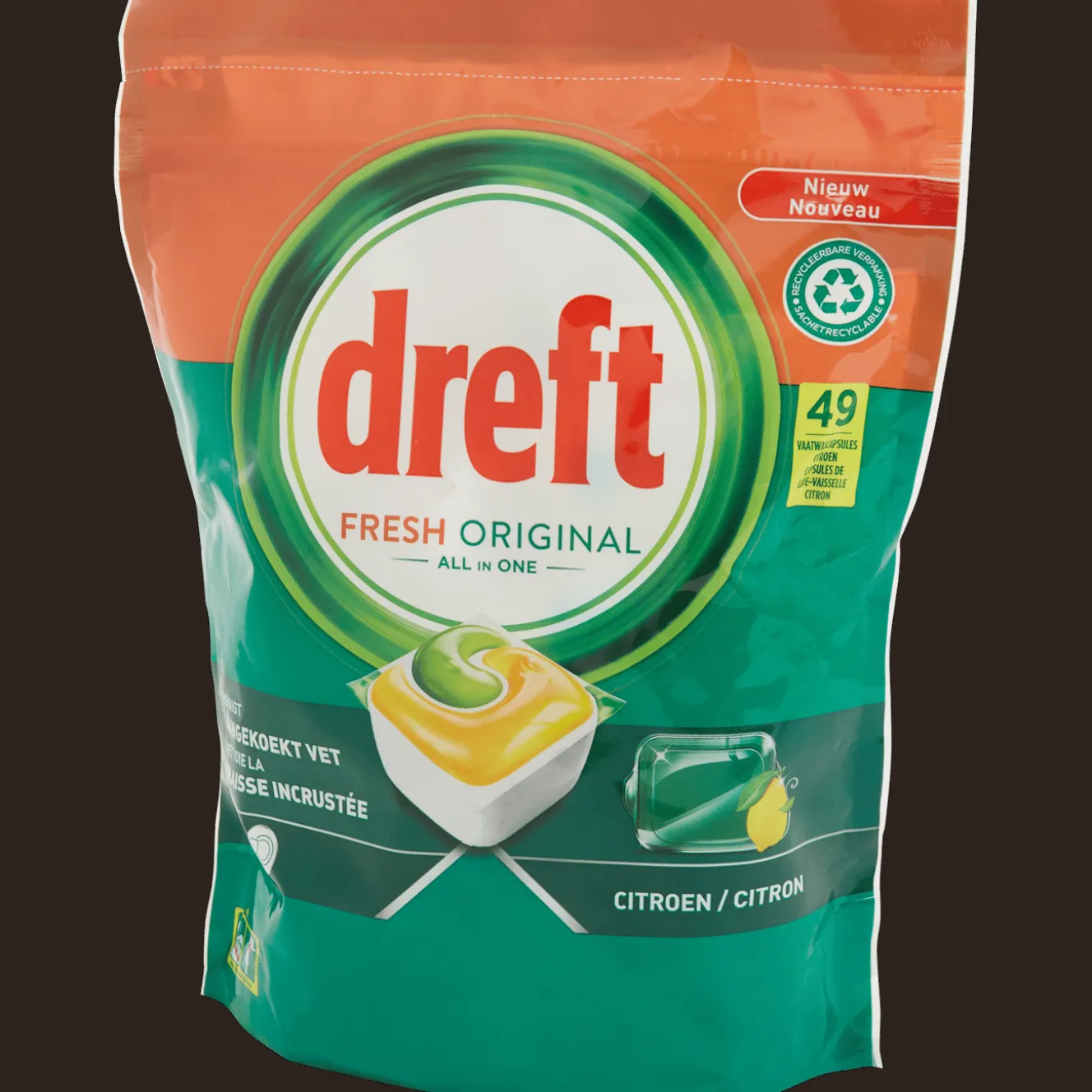 Dreft All-in-1 vaatwastabletten Fresh Original
