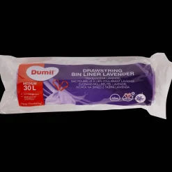 Dumil trekband vuilniszakken Lavendel