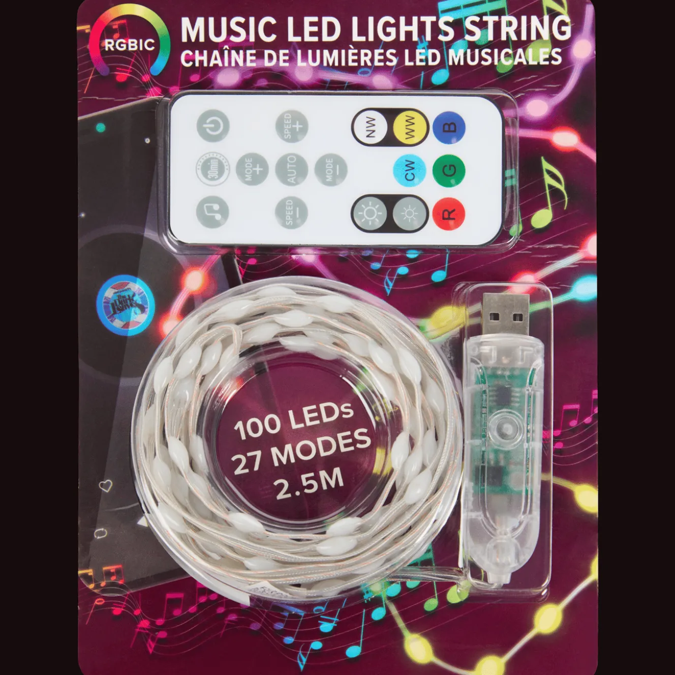 Eurodomest muziek ledverlichtingssnoer