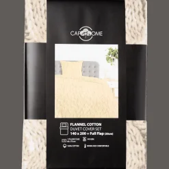 Flanel dekbedovertrek
