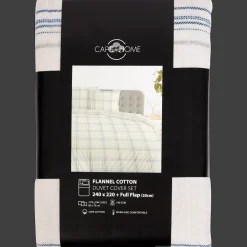 Flanel dekbedovertrek