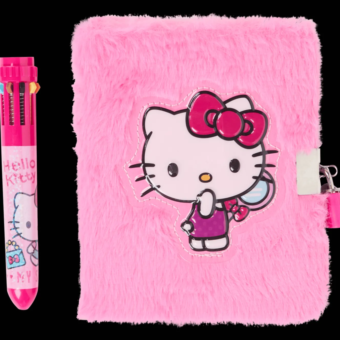 Fluffy dagboek met slot