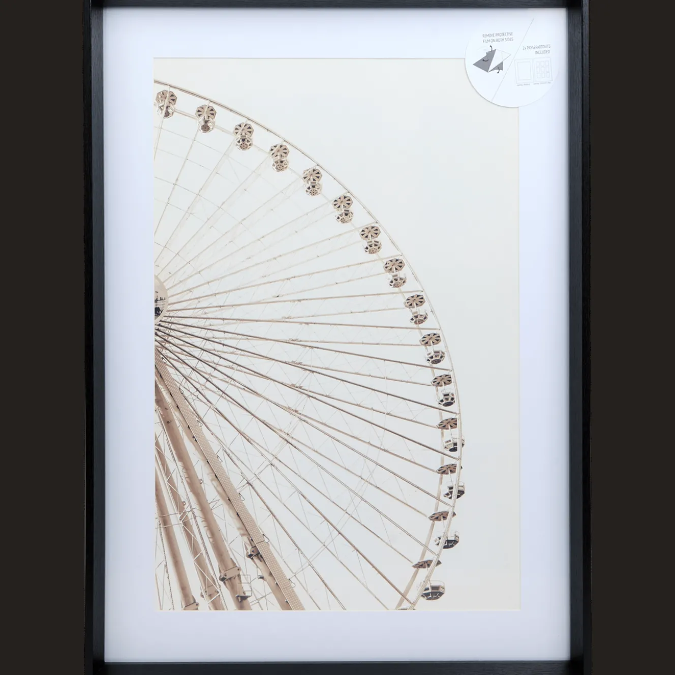 Fotolijst met passe-partout