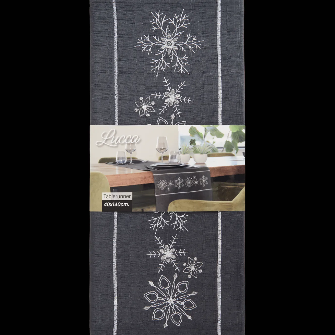 Geborduurde tafelloper