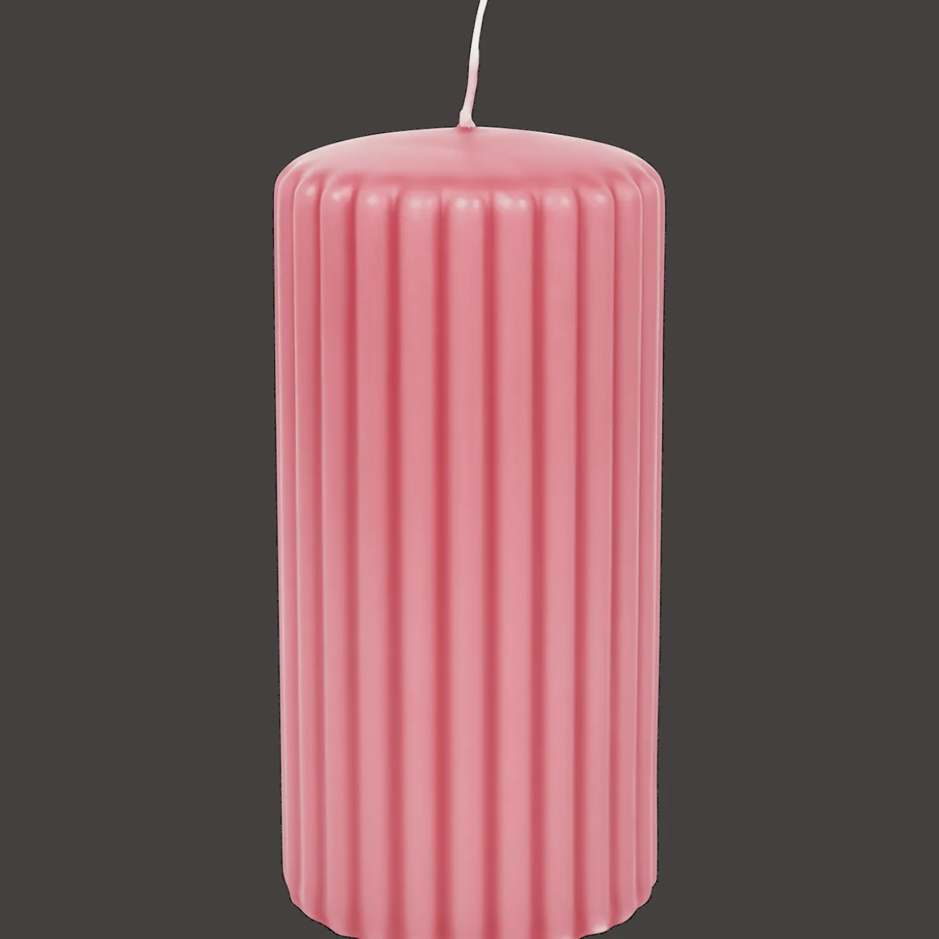 Geribbelde stompkaars