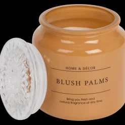 Geurkaars in glazen pot