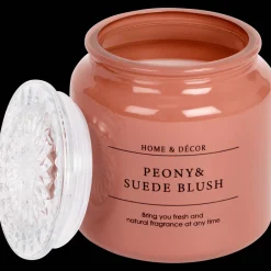 Geurkaars in glazen pot