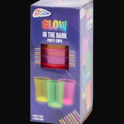 Glow-in-the-dark feestbekers