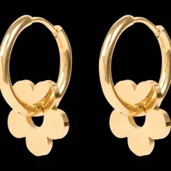 Gold plated oorbellen