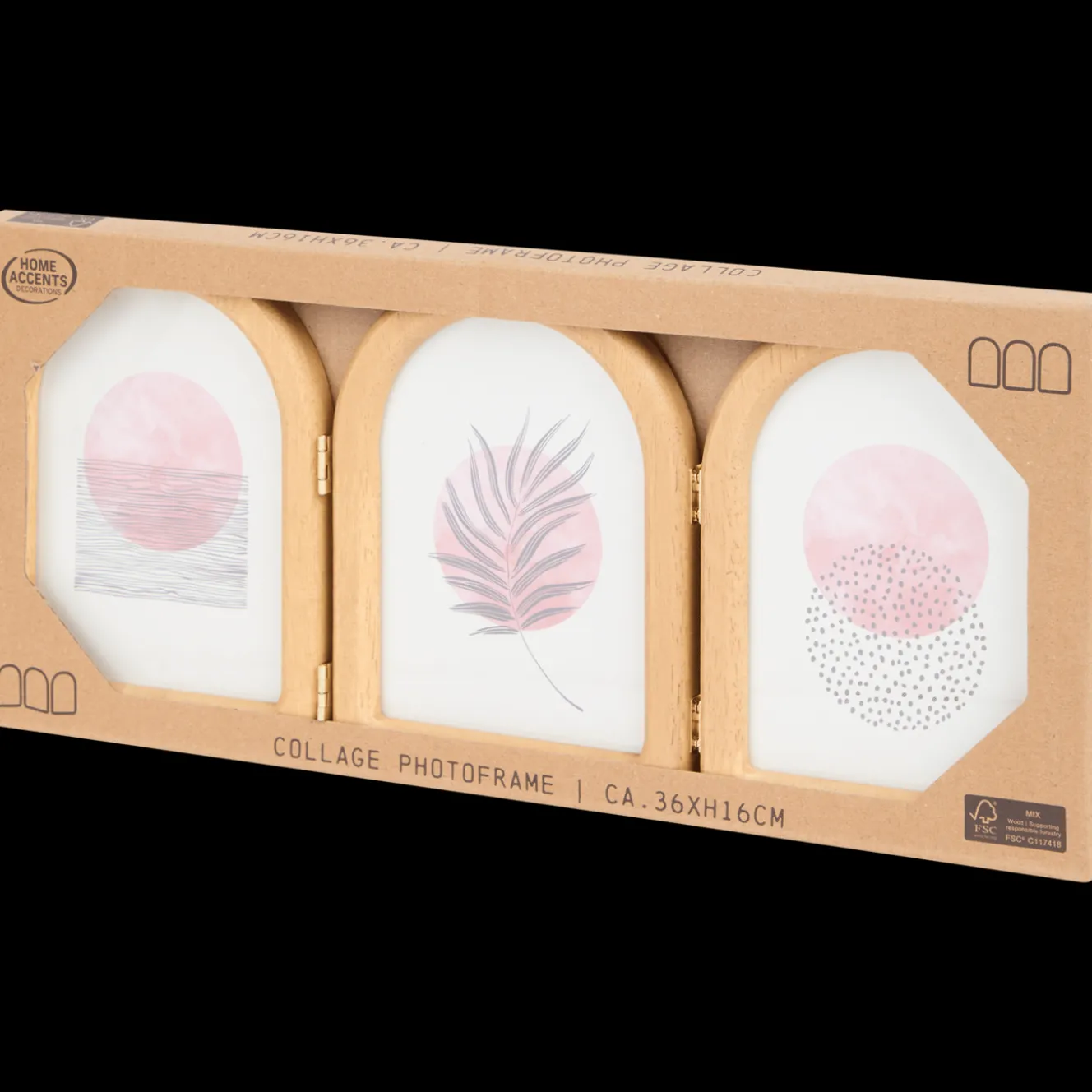 Home Accents drieluik fotolijst