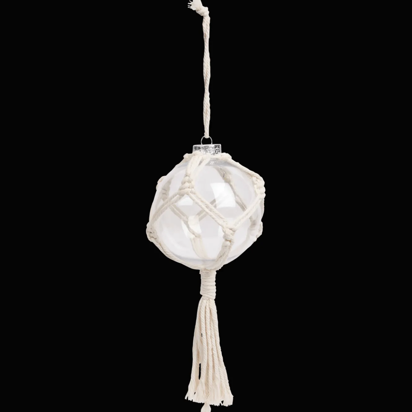 Home Accents kerstbal met macramé