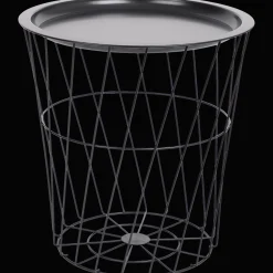 2-in-1 bijzettafel en draadmand