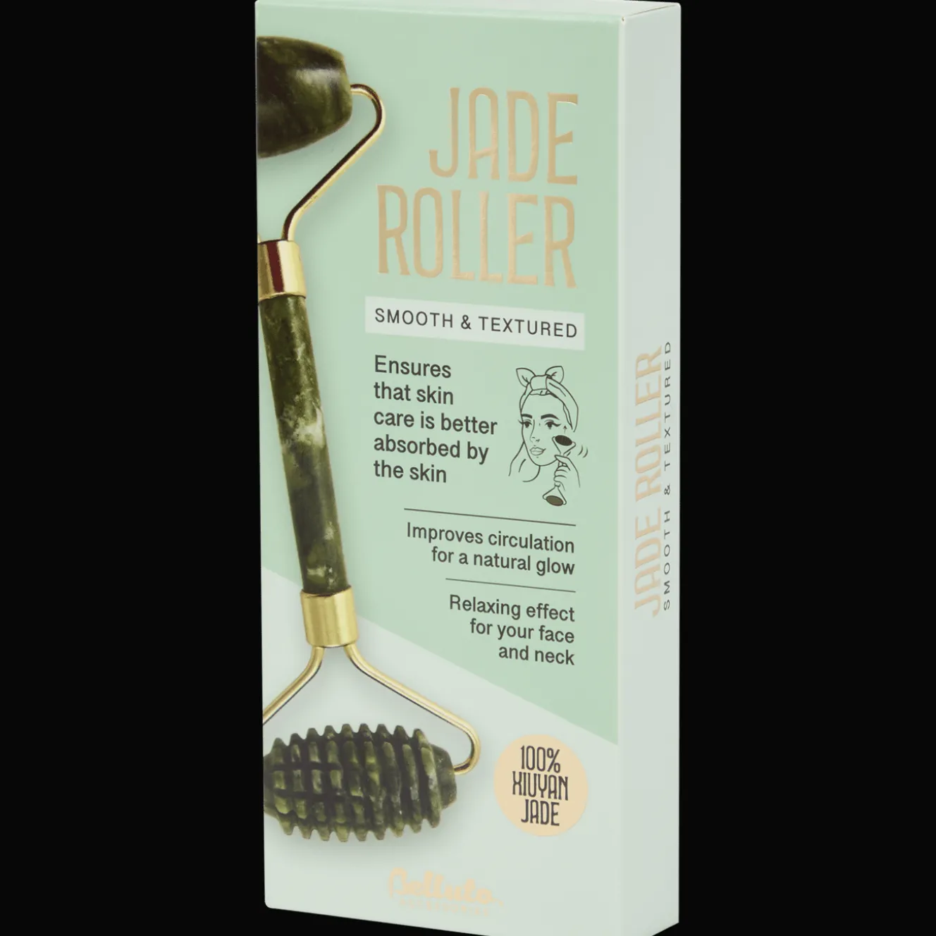 Jade roller gezichtsmassage