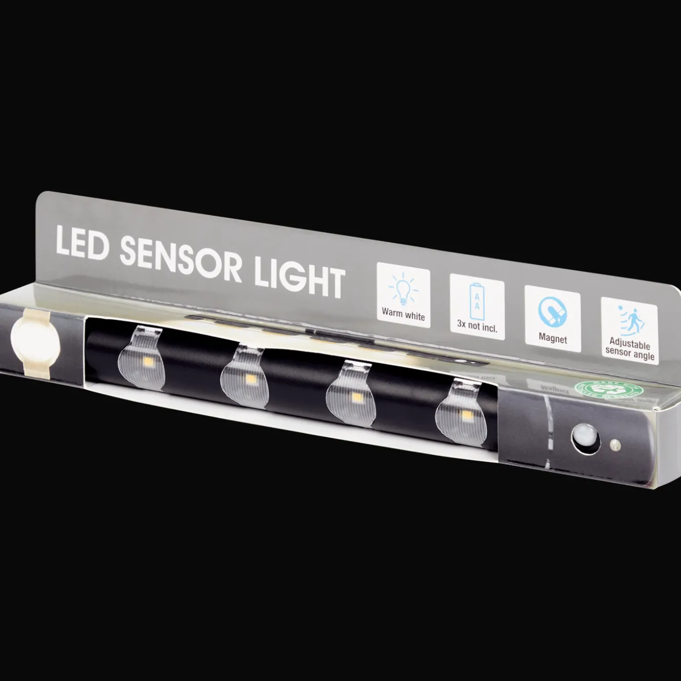 Kastverlichting met sensorlamp