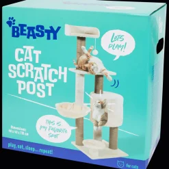 Kattenboom met krabpalen