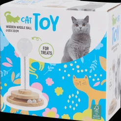 Kattenspeeltje met balletjes