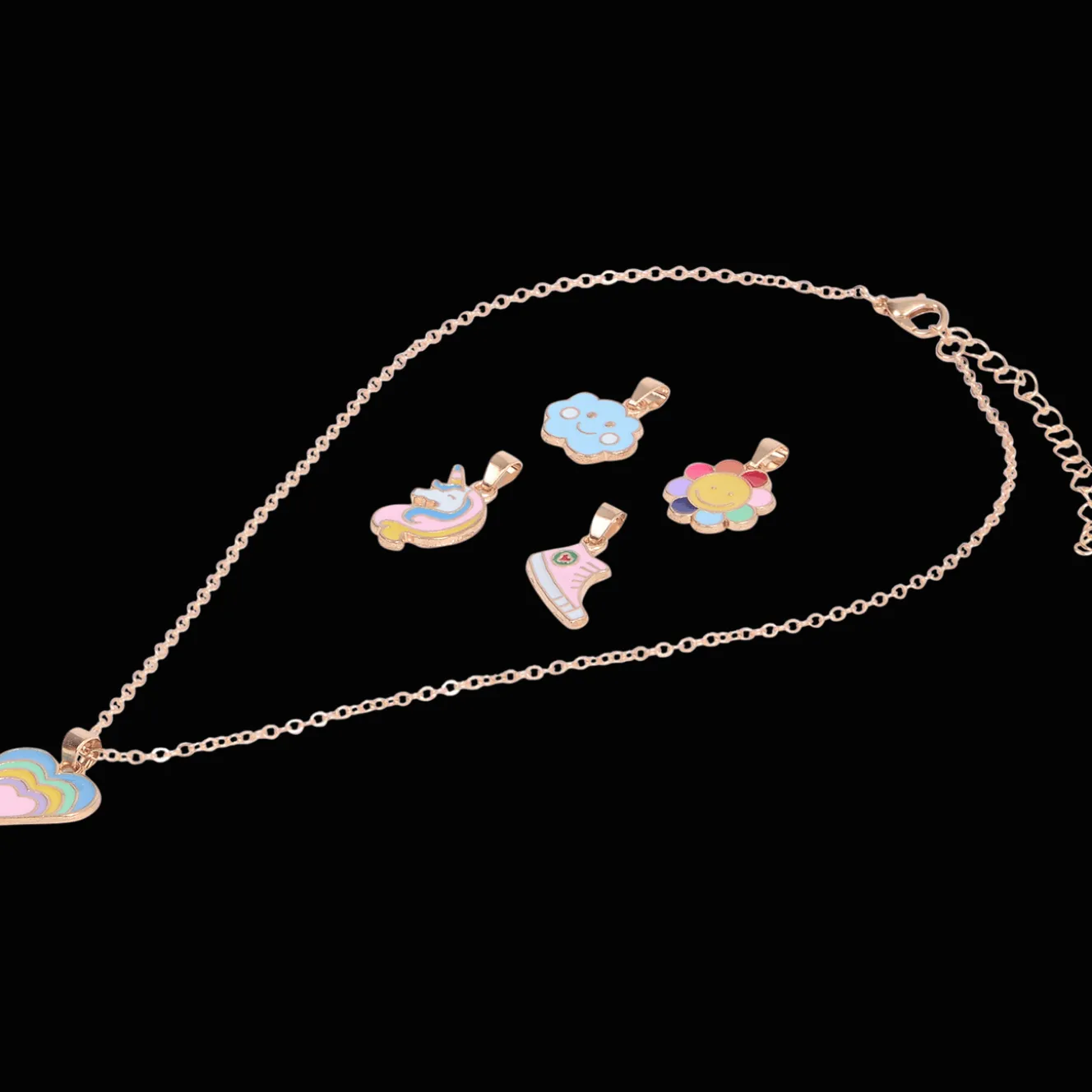 Kinderketting met verwisselbare hangers