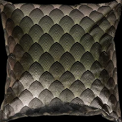 Kussen met folieprint