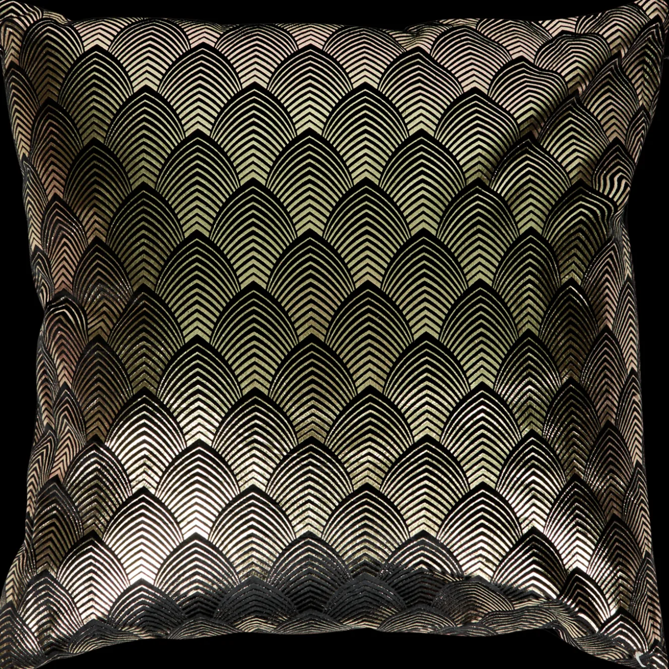 Kussen met folieprint