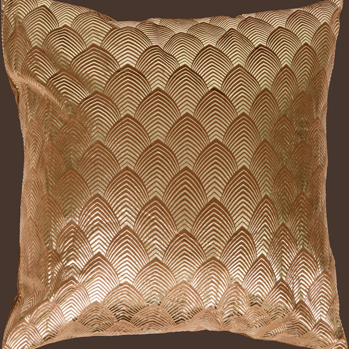 Kussen met folieprint