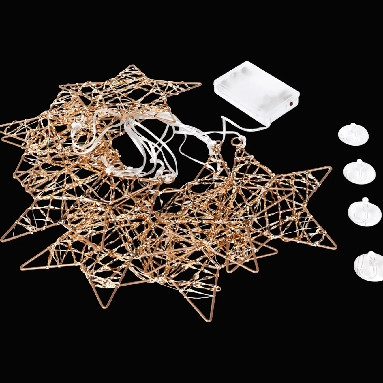 Lichtslinger met kerstbomen of sterren