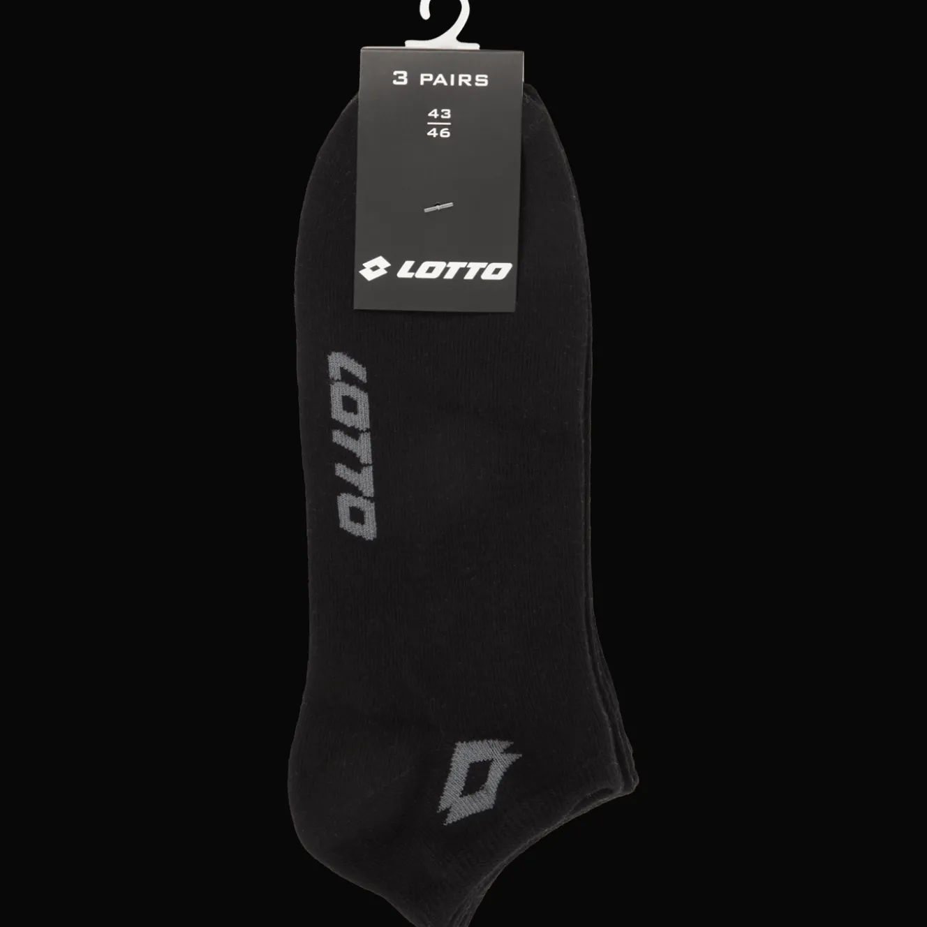 Lotto sneakersokken zwart