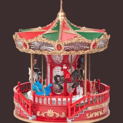 Magic Village kerstornament met muziek