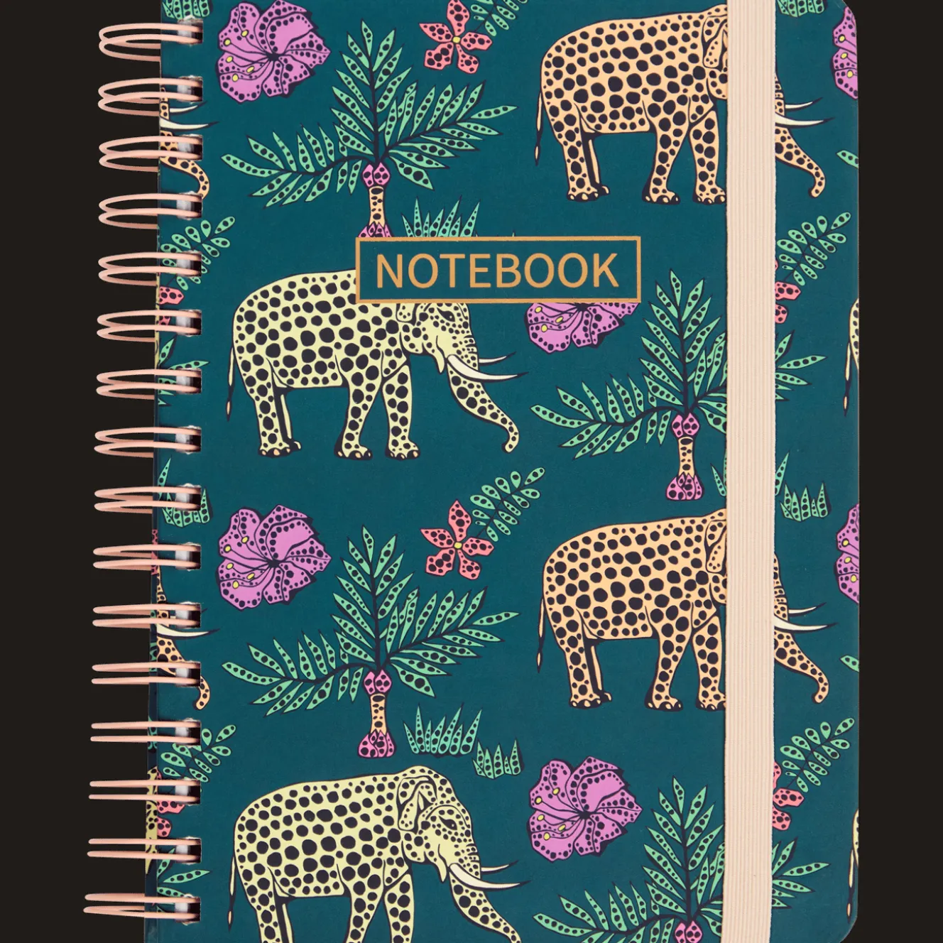 Notitieboek met elastiek