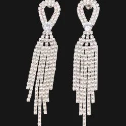 Oorbellen met glittersteentjes