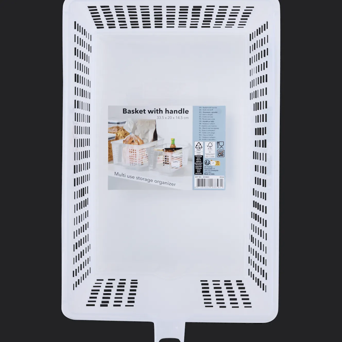 Opbergmand met handvat