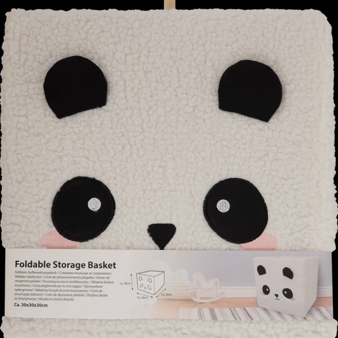 Opvouwbare opbergmand