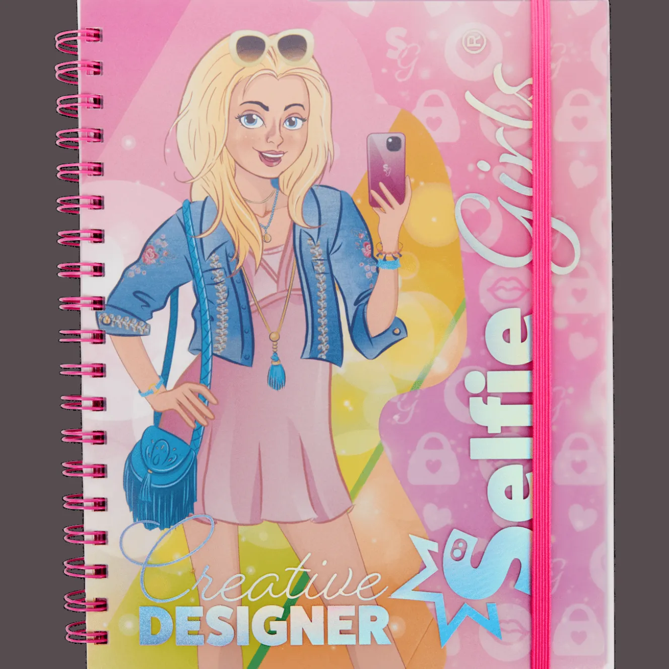 Selfie Girls Creative Designer kleurboek