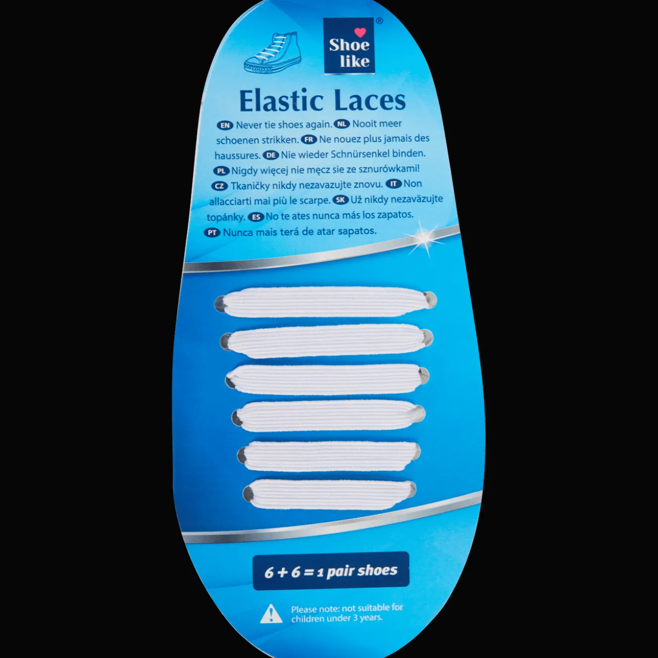 Shoe like elastische veters