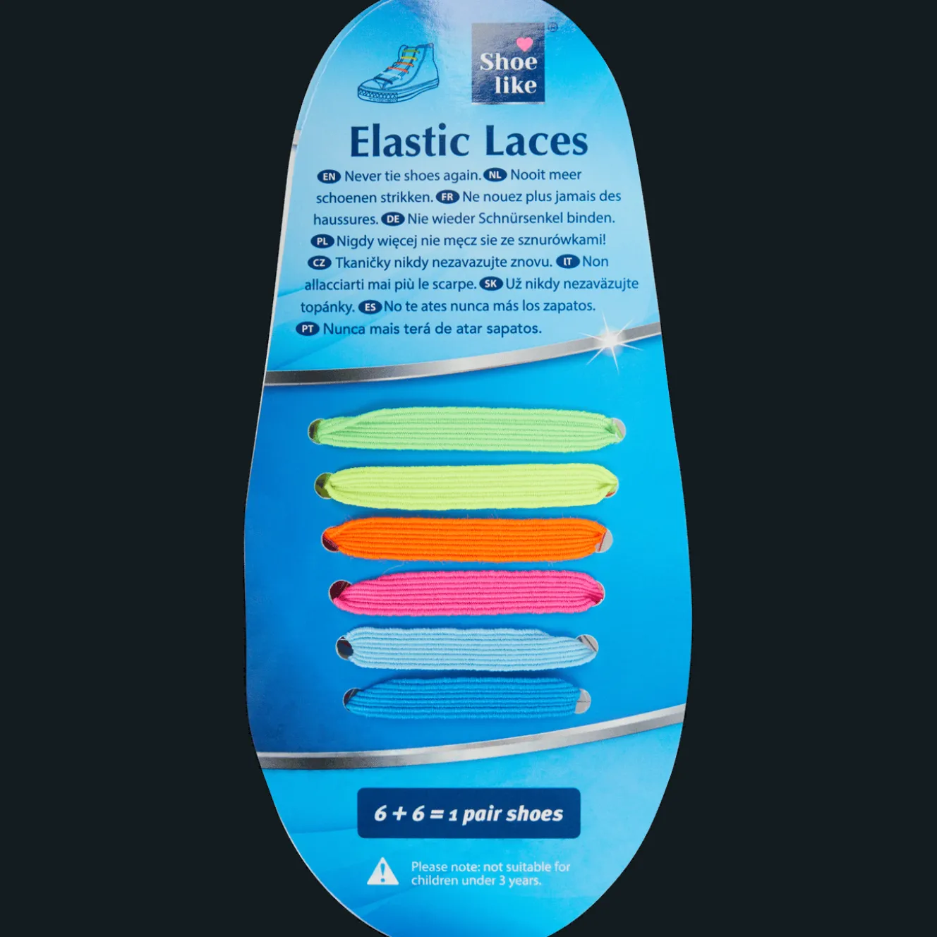 Shoe like elastische veters