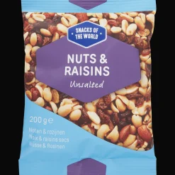 Snacks of the World noten en rozijnen