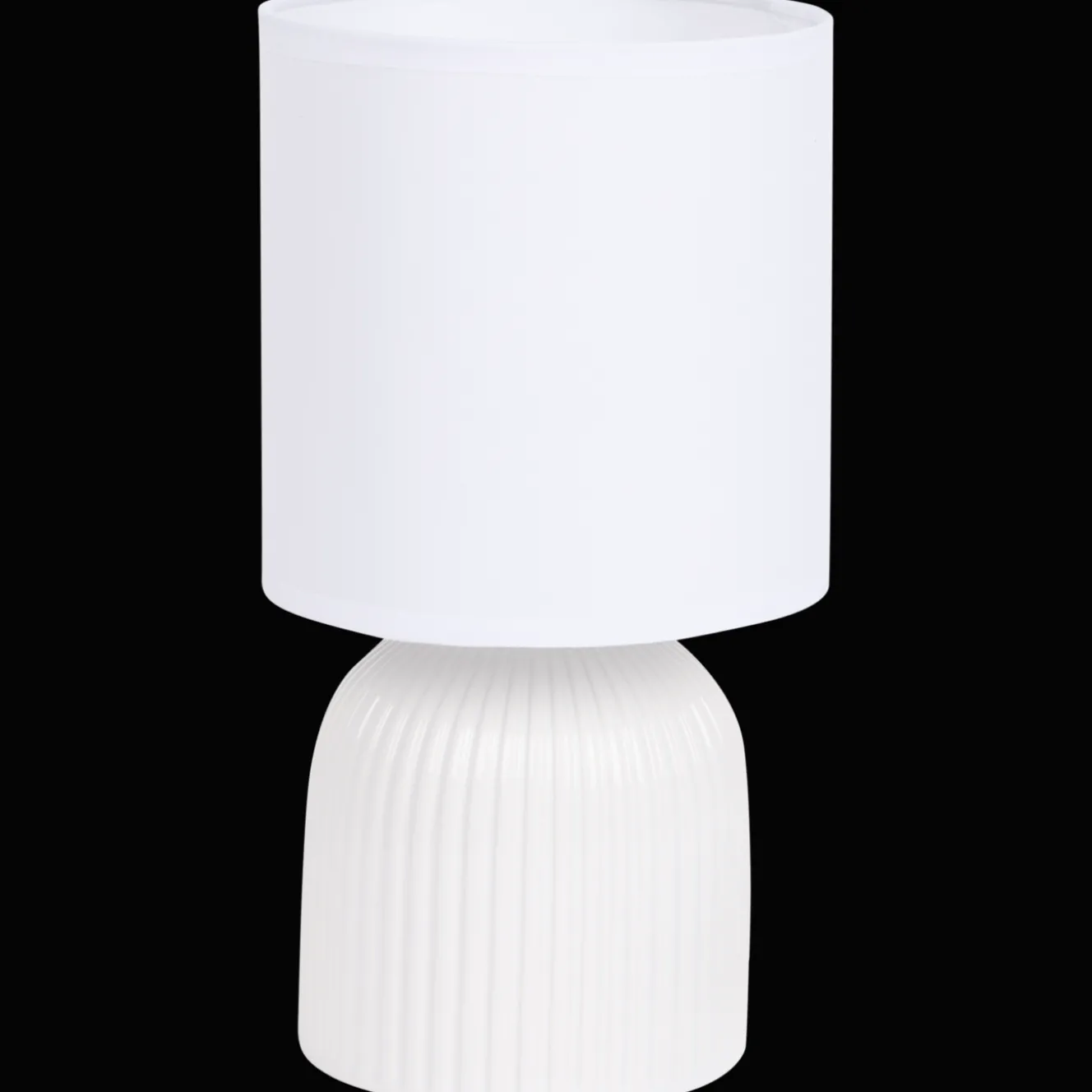 Tafellamp met keramieken voet