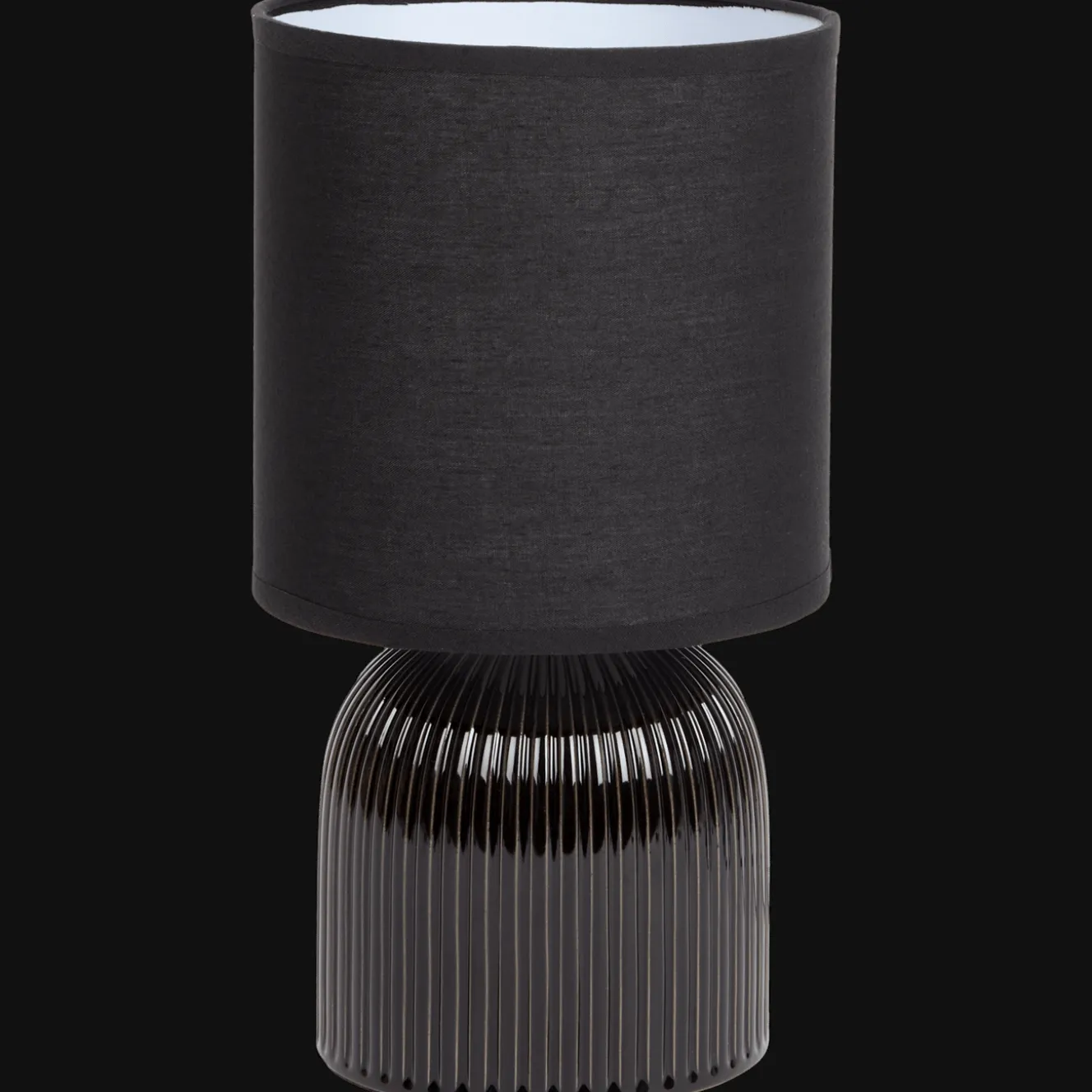 Tafellamp met keramieken voet