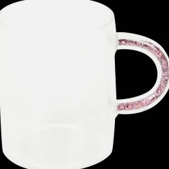 Theeglas met glitter