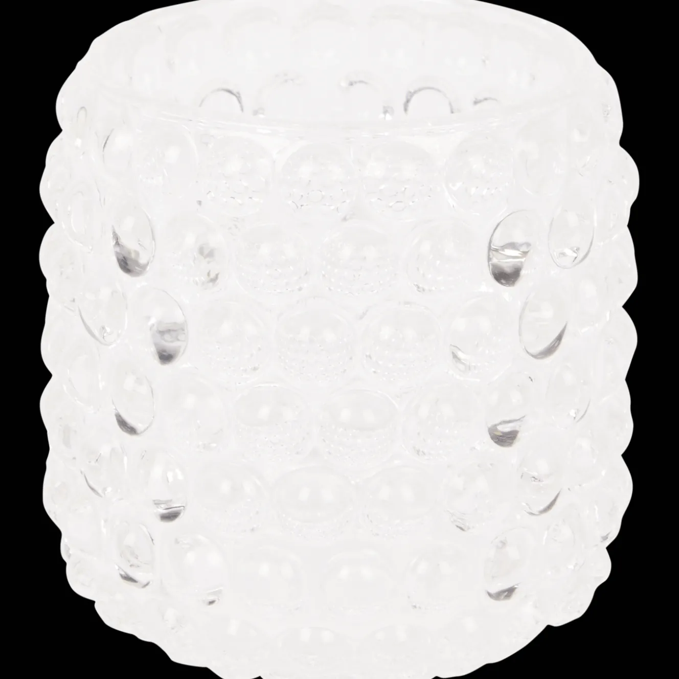 Theelichthouder met bolletjes