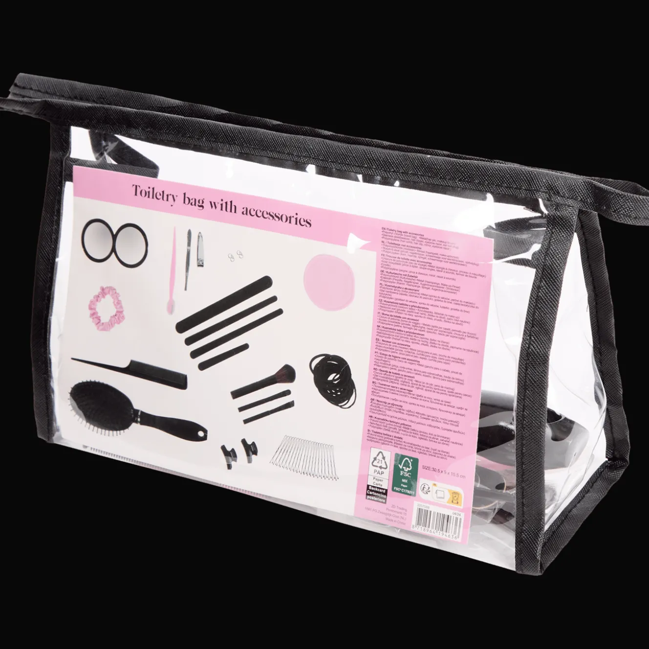 Toilettas met accessoires