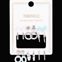 Trendz vergulde oorbellenset