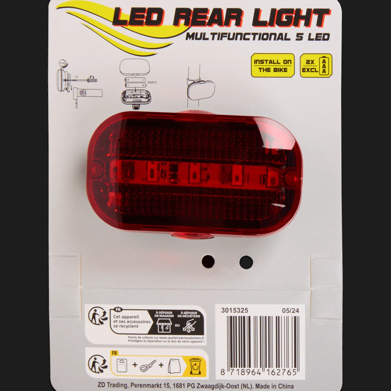 Walfort fietsachterlicht