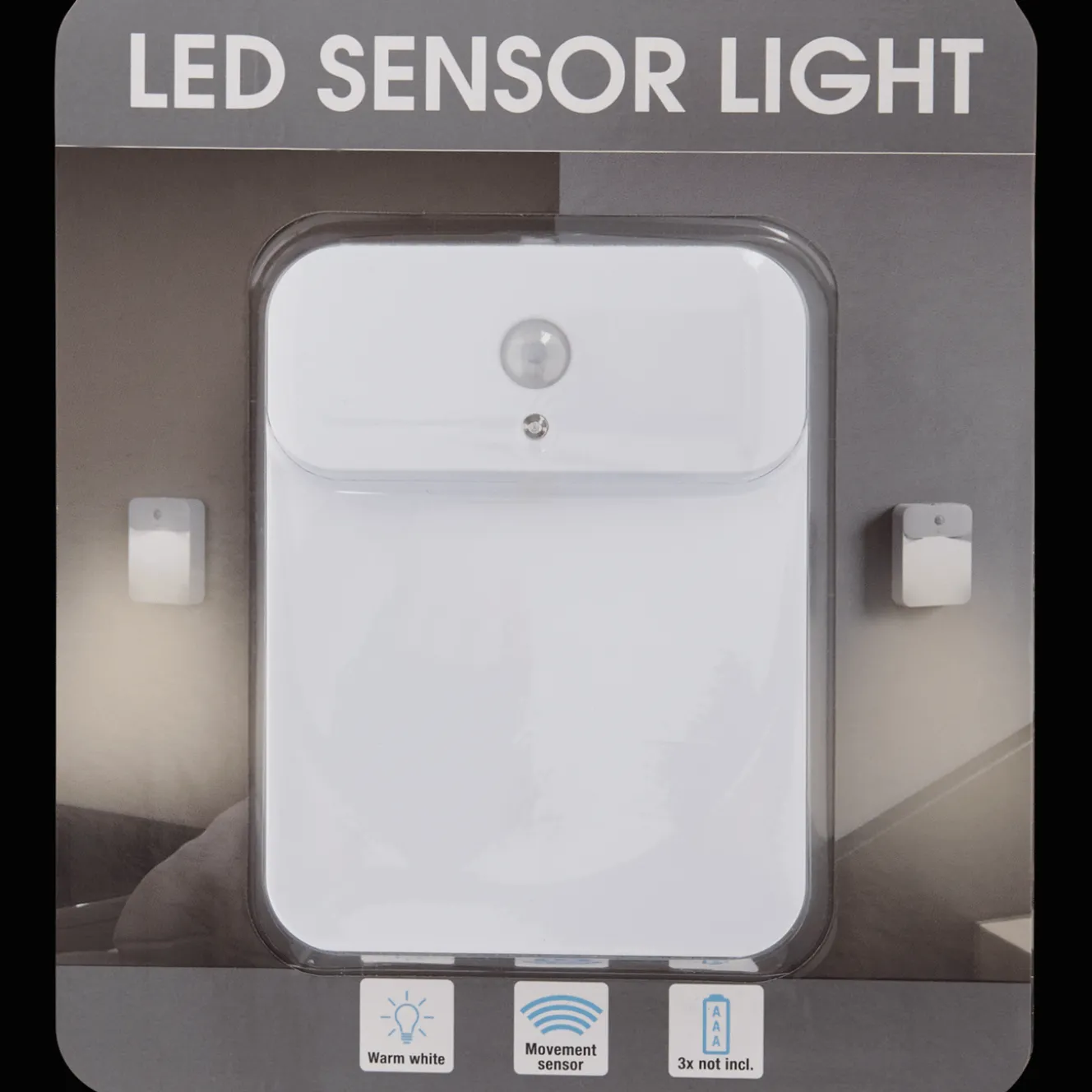 Wandlamp met sensor